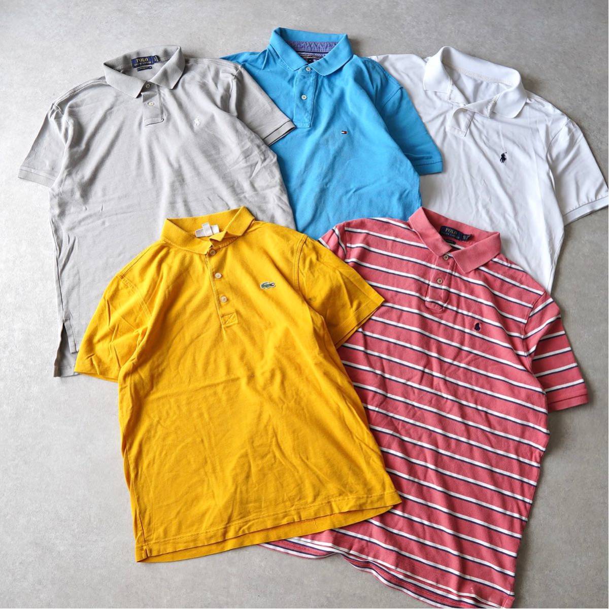 USA古着 ラルフローレン ラコステ ポロシャツ 40着セット まとめ売り 