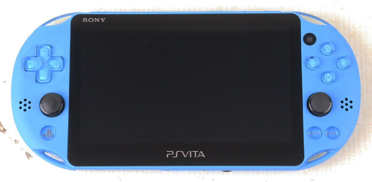 S★ジャンク品★ゲーム機 『PlayStation Vita アクアブルー』 SONY/ソニー PCH-2000ZA23 PSVITA 箱・説明書類のみ付属 ※左スティック不調 本体 Vita SONY