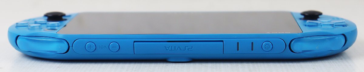 S★ジャンク品★ゲーム機 『PlayStation Vita アクアブルー』 SONY/ソニー PCH-2000ZA23 PSVITA 箱・説明書類のみ付属 ※左スティック不調 本体 Vita SONY