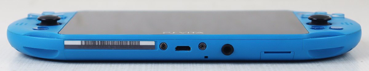 S★ジャンク品★ゲーム機 『PlayStation Vita アクアブルー』 SONY/ソニー PCH-2000ZA23 PSVITA 箱・説明書類のみ付属 ※左スティック不調 本体 Vita SONY