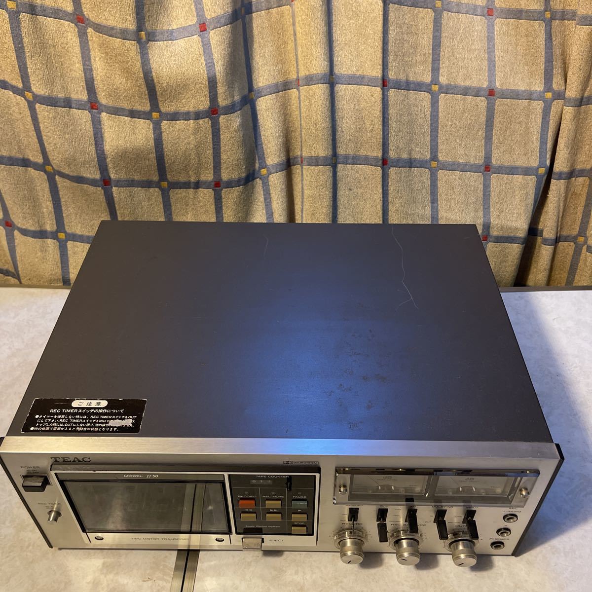 TEAC ティアック FF-50 ステレオ カセットデッキ 音響機器 ジャンク