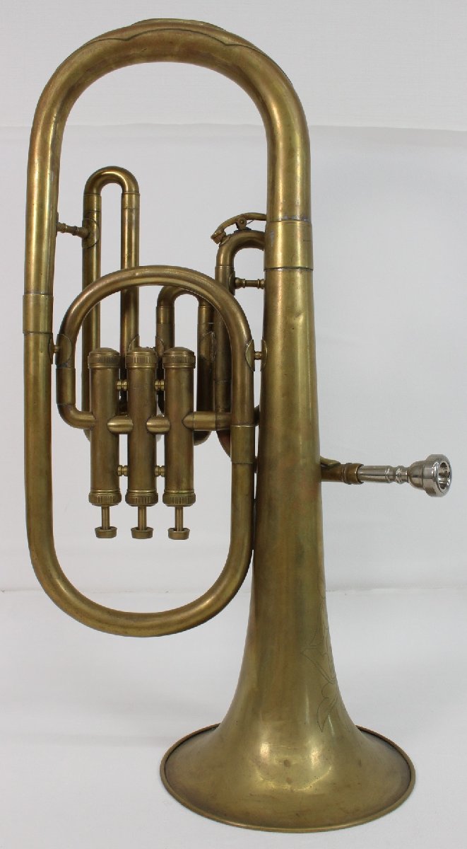 □現状品□ NIKKAN Tokyo No.2 ニッカン アルトホルン 全長約51cm 音 