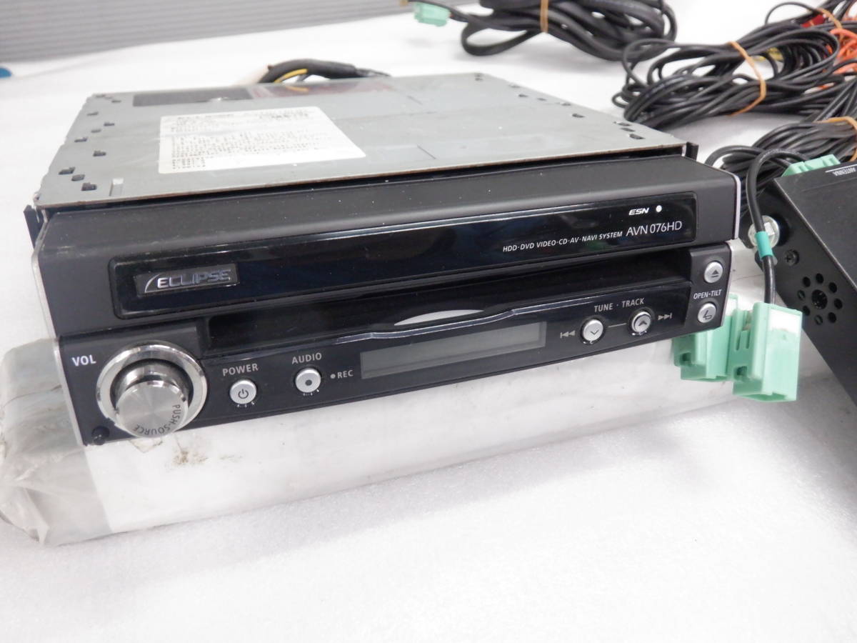 イクリプス ECLIPSE AVN076HD 1DIN インダッシュ HDD ナビ 2007年秋版