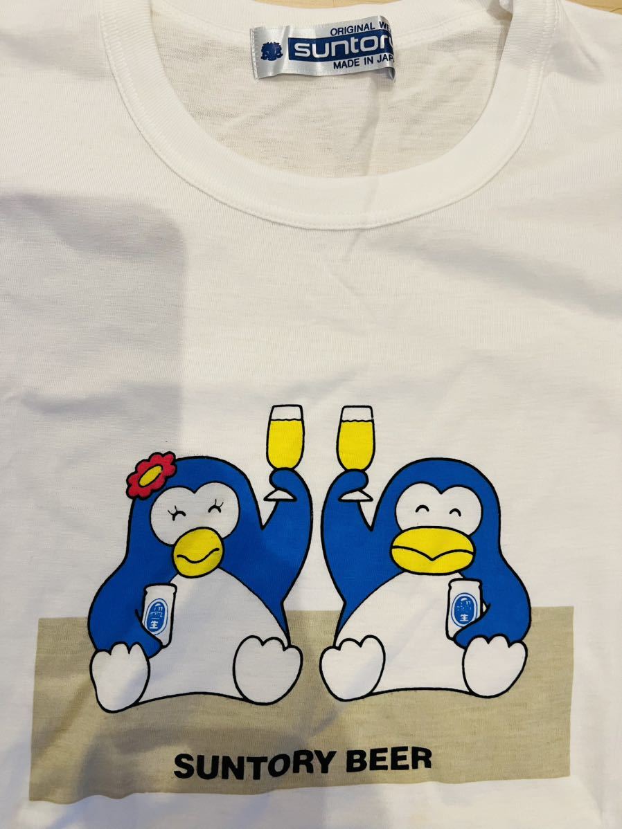 美品　80s ペンギンズメモリー　幸福物語　サントリーTシャツ 松田聖子 新品未使用品 サントリービール ペンギンズメモリー 幸福物語 パピプ