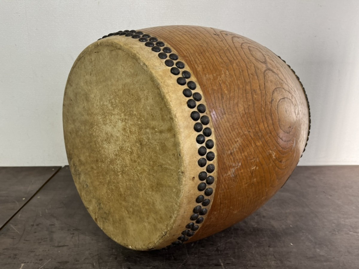 昭和レトロ 和太鼓 御神輿太鼓 直径38cm 重量12Kg 宮本卯之助 胴周り158㎝