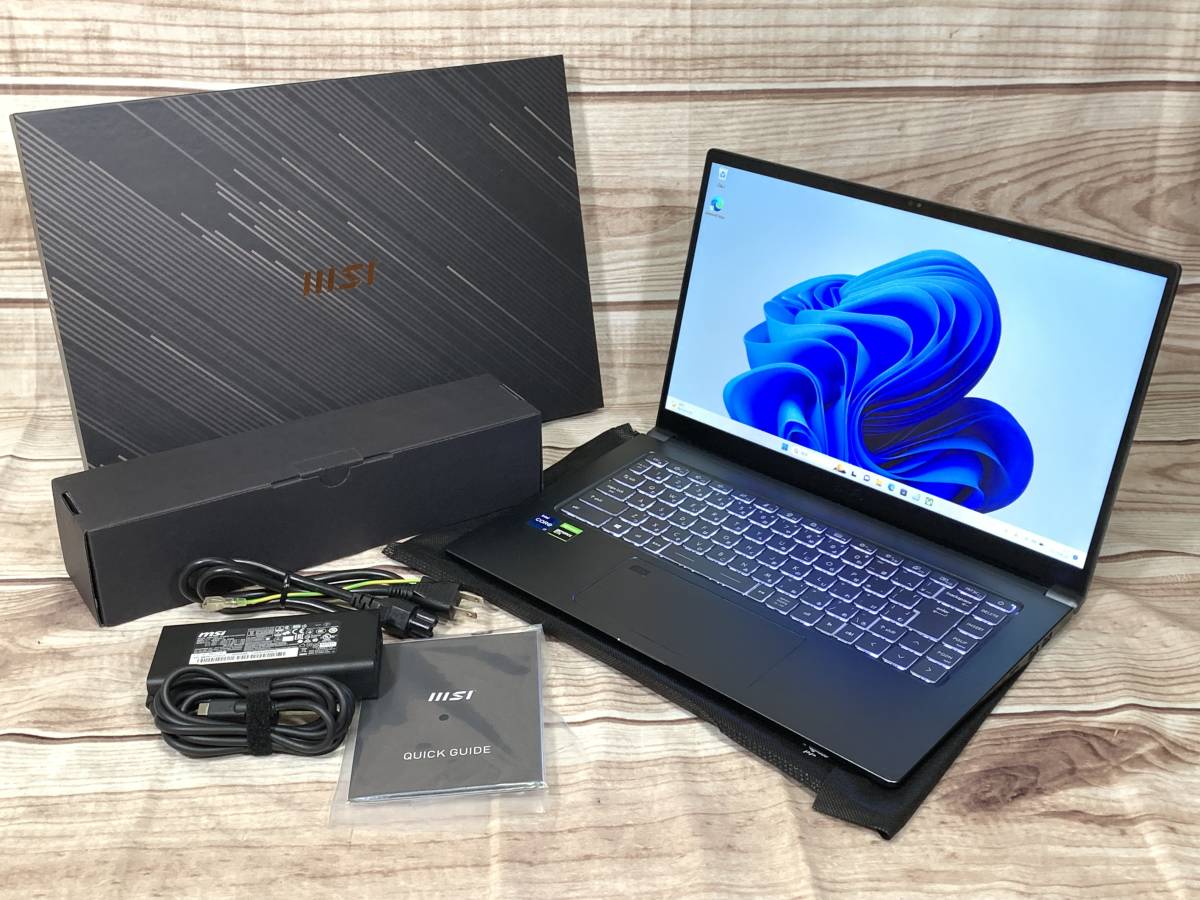 msi 使用少920h/快速M.2 512GB /Windows11/i7-1185G7/16GB
