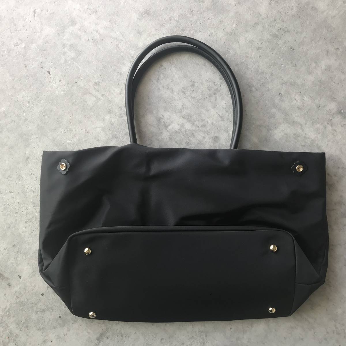 美品☆ TOCCA POINT OF RIBBON NYLONBAG L ナイロンバッグ L 22000円の 