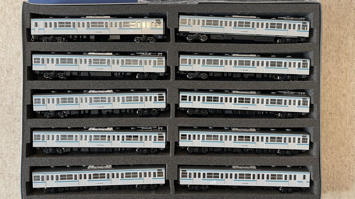 ☆ TOMIX 103系1000番台 三鷹電車区 青帯 10両セット ☆