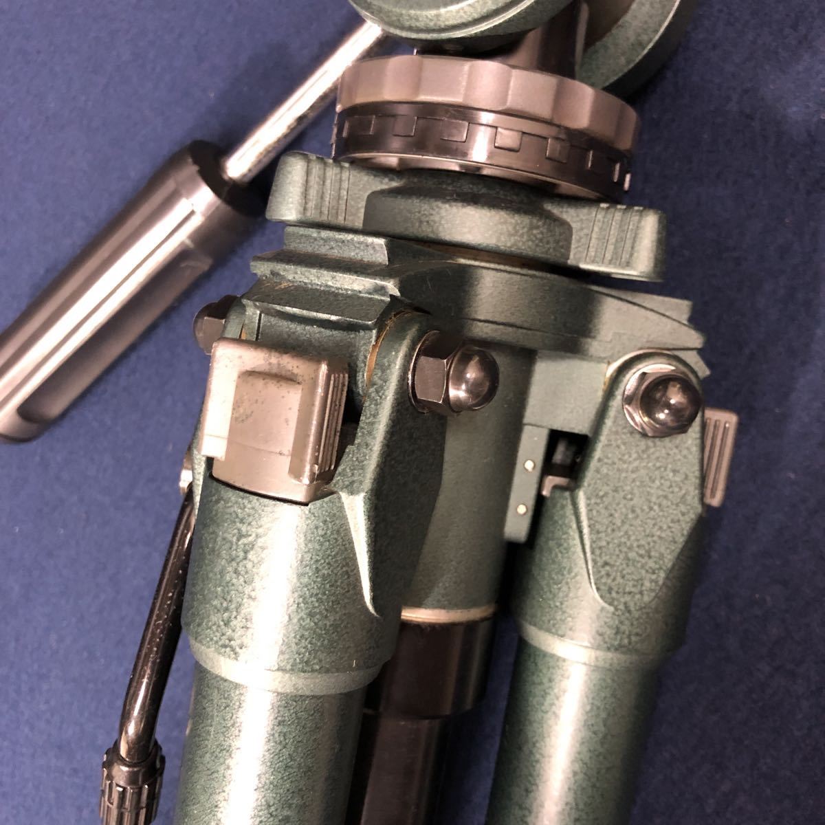 2 Velbon Mark - 7G LV PH-270G QRA-635 ベルボン 大型 4段 三脚 雲台