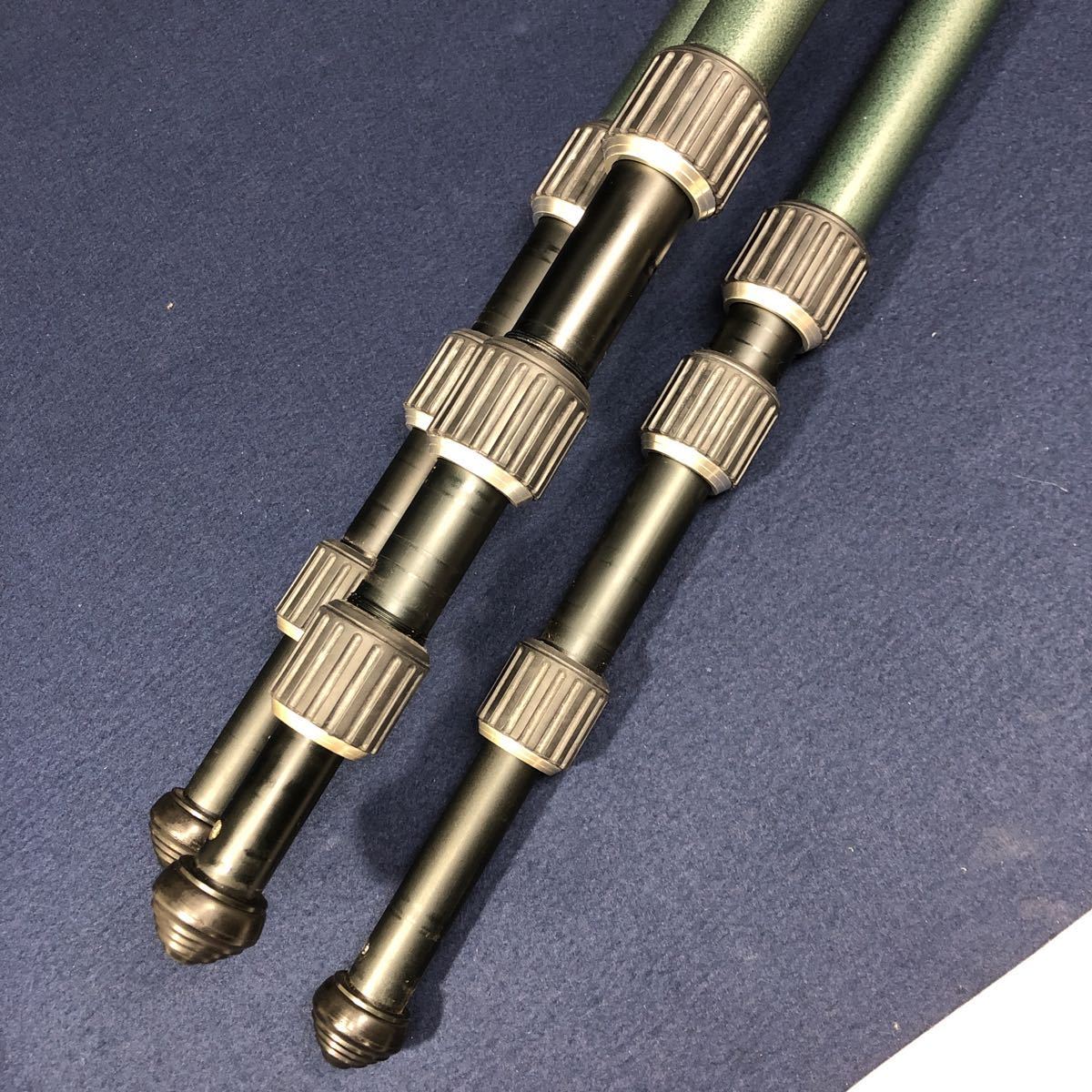 2 Velbon Mark - 7G LV PH-270G QRA-635 ベルボン 大型 4段 三脚 雲台