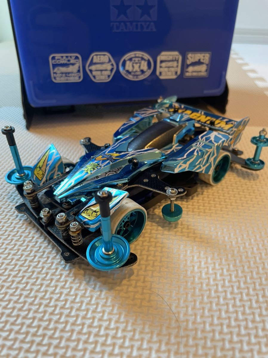 ハザードトリガー様ご依頼専用　msフレキ シャーシ　提灯　ミニ四駆　完成品 ミニ四駆 完成マシン サイクロンマグナム 提灯 コロコロ TAMIYA タミヤ