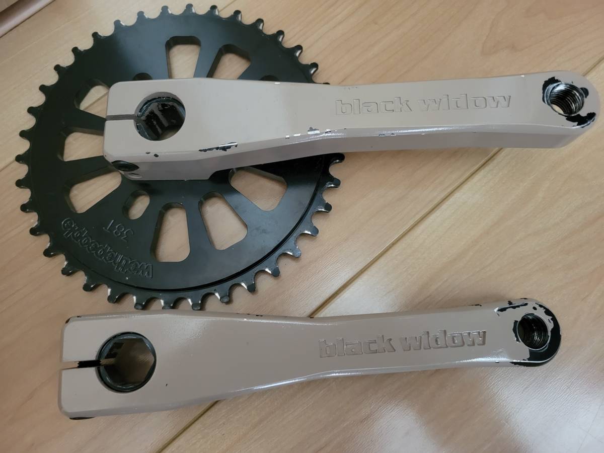 ODYSSEY Black Widow Euro クランクセット Vintage Odyssey Black