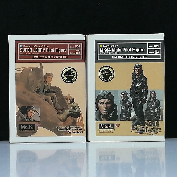 mL667a [未組立] LOVE LOVE GARDEN Ma.K. 1/20 傭兵軍 SUPER JERRY パイロット 着座姿勢 MK44 男性パイロット | プラモデル F