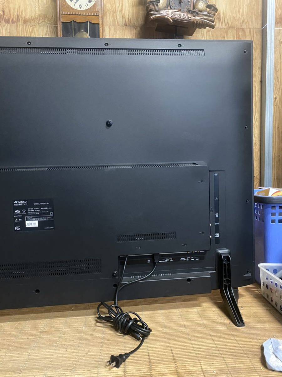SANSUI LED 2018年製 液晶テレビ 55型 リモコン付き SDU551-B1 4K 55