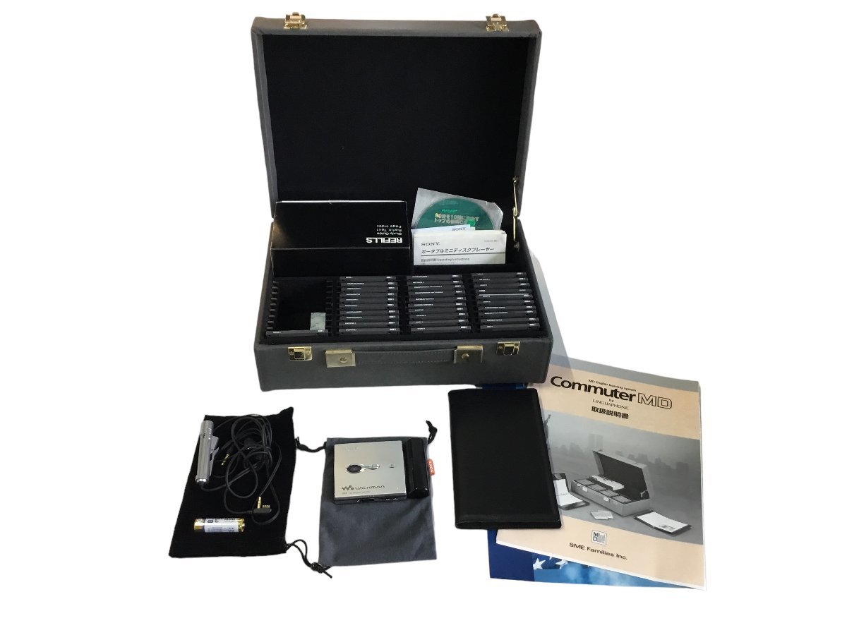 ★LINGUAPHONE CommuterMD English learning system リンガフォン 英語教材 現状品3.90kg★