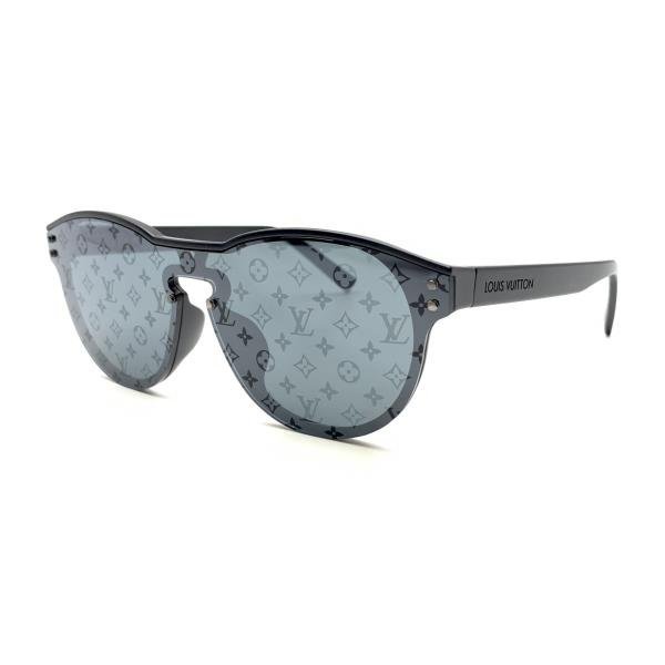 LOUIS VUITTON ルイヴィトン Z1333E サングラス アイウェア LVワイメア ラウンドシェイプ ブラック 黒 メンズ ケース付き 管理RY23003892