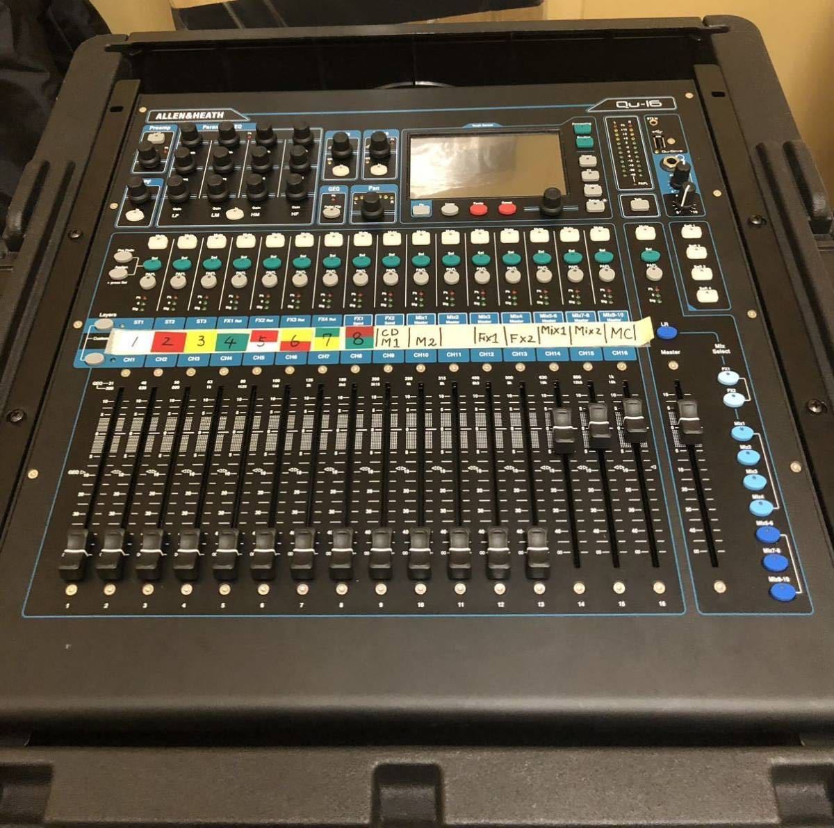 ALLEN&HEATH Qu-16 』（おまけ！SKB社製セミハードケース入り）付属品 