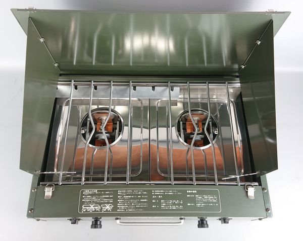美品 UNIFLAME ユニフレーム ツインバーナー US-2400 カセットガス