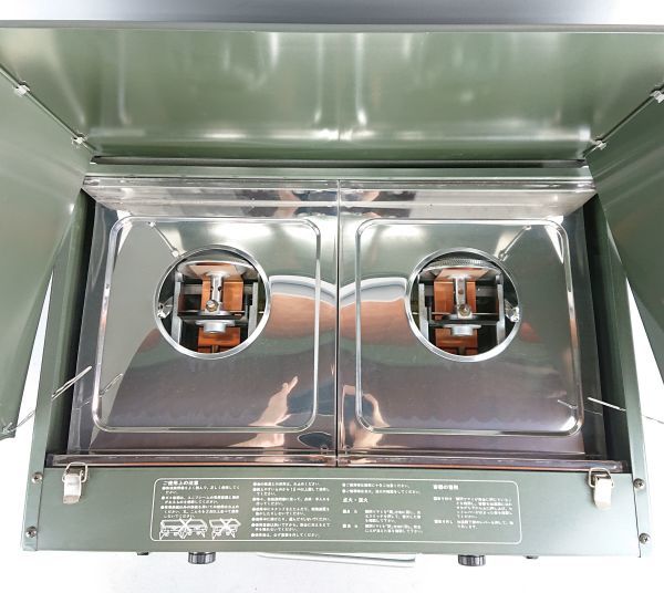 美品 UNIFLAME ユニフレーム ツインバーナー US-2400 カセットガス