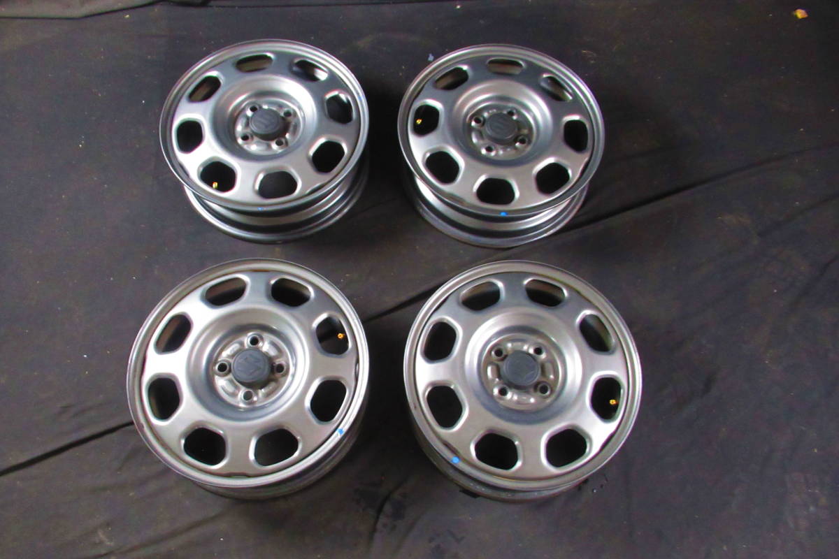 スズキ ハスラー純正スチールホイール 15×4.5J 4穴 100 ＋45 4本SET