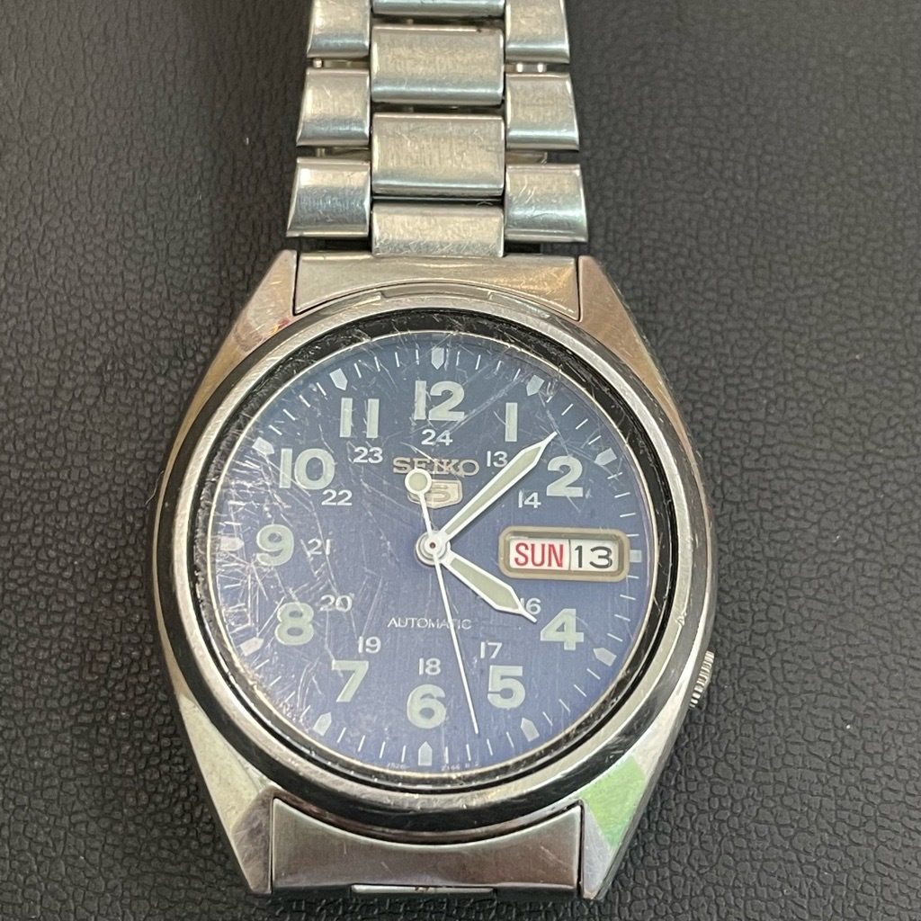 SEIKO 腕時計 セイコー 5 7S26-0480 グリーン 自動巻き 希少 Seiko 5