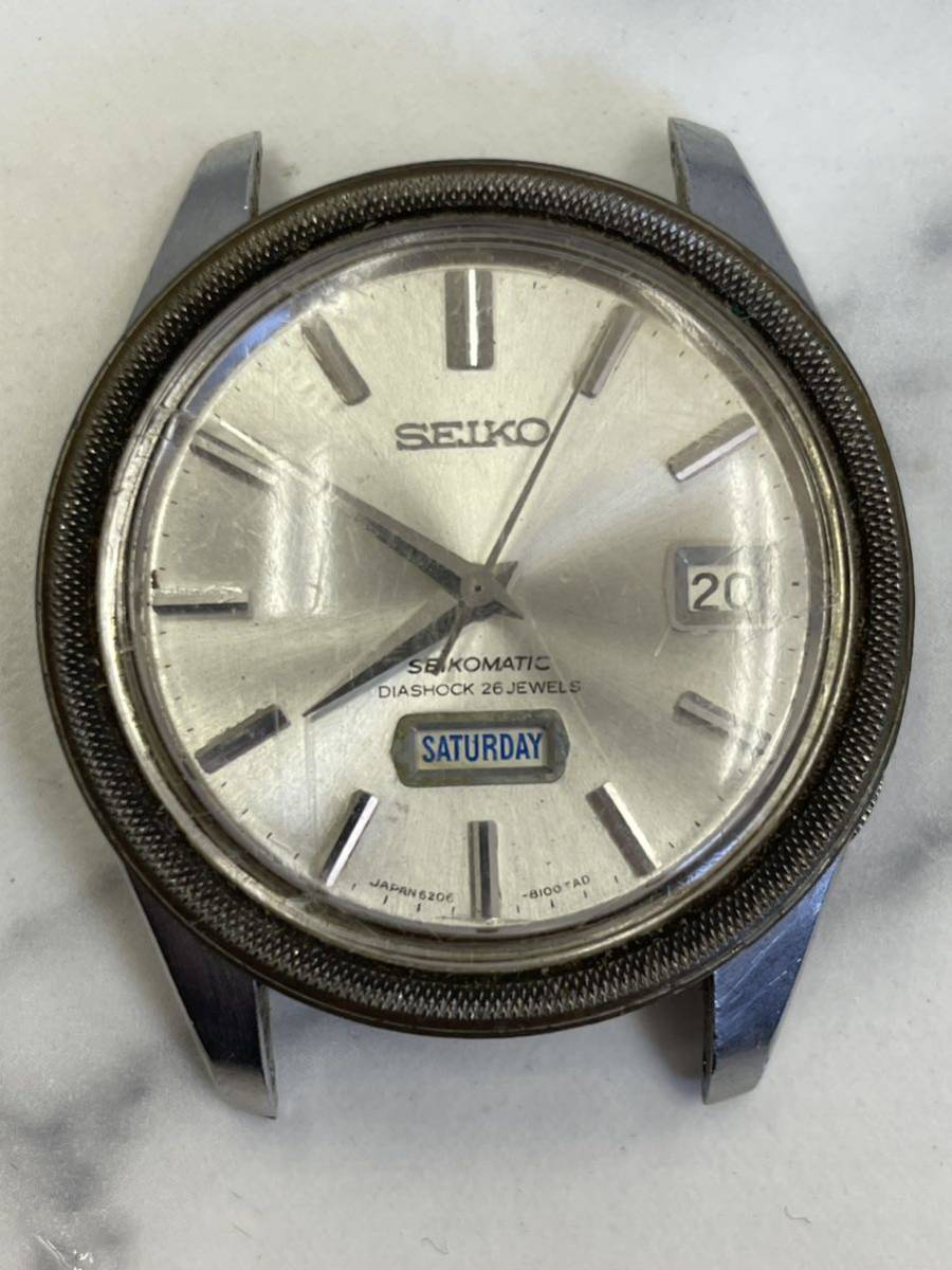  18.不動品 SEIKO セイコー SEIKO MATIC マチック 6206-8090 26石 自動巻き デイデイト メンズ イルカ刻印//SI380(セイコー)｜売買されたオークション情報、yahooの商品情報をアーカイブ公開 - オークファ その他