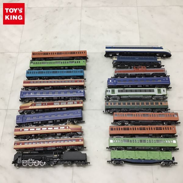 5点セット 1円〜 訳あり ジャンク KATO等 Nゲージ C57 5 D51 356 DE10 1664