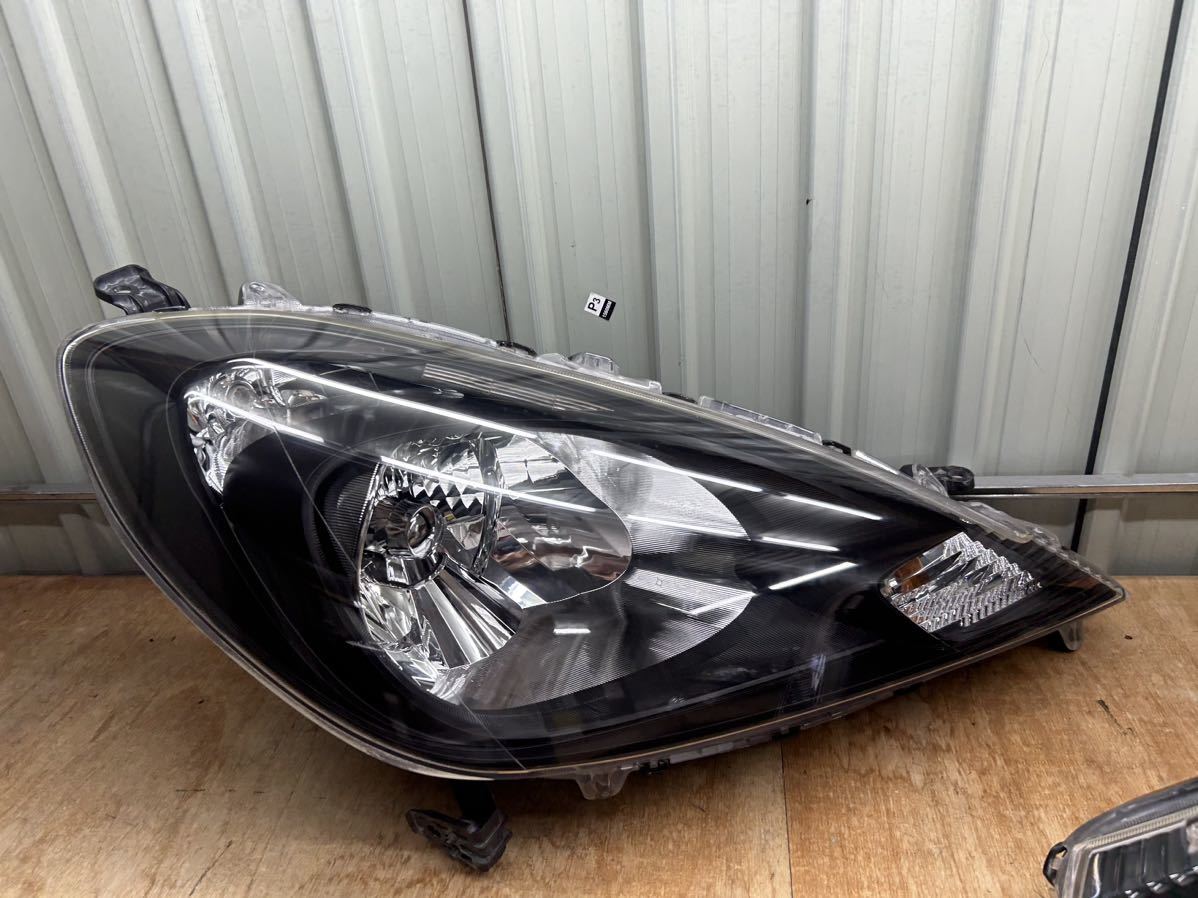 5-0831-5 ★コーティング　済み★ ホンダ フィット RS後期　 HID GE6 GE7 GE8 純正 ヘッドライト 加工　インナー　ブラック