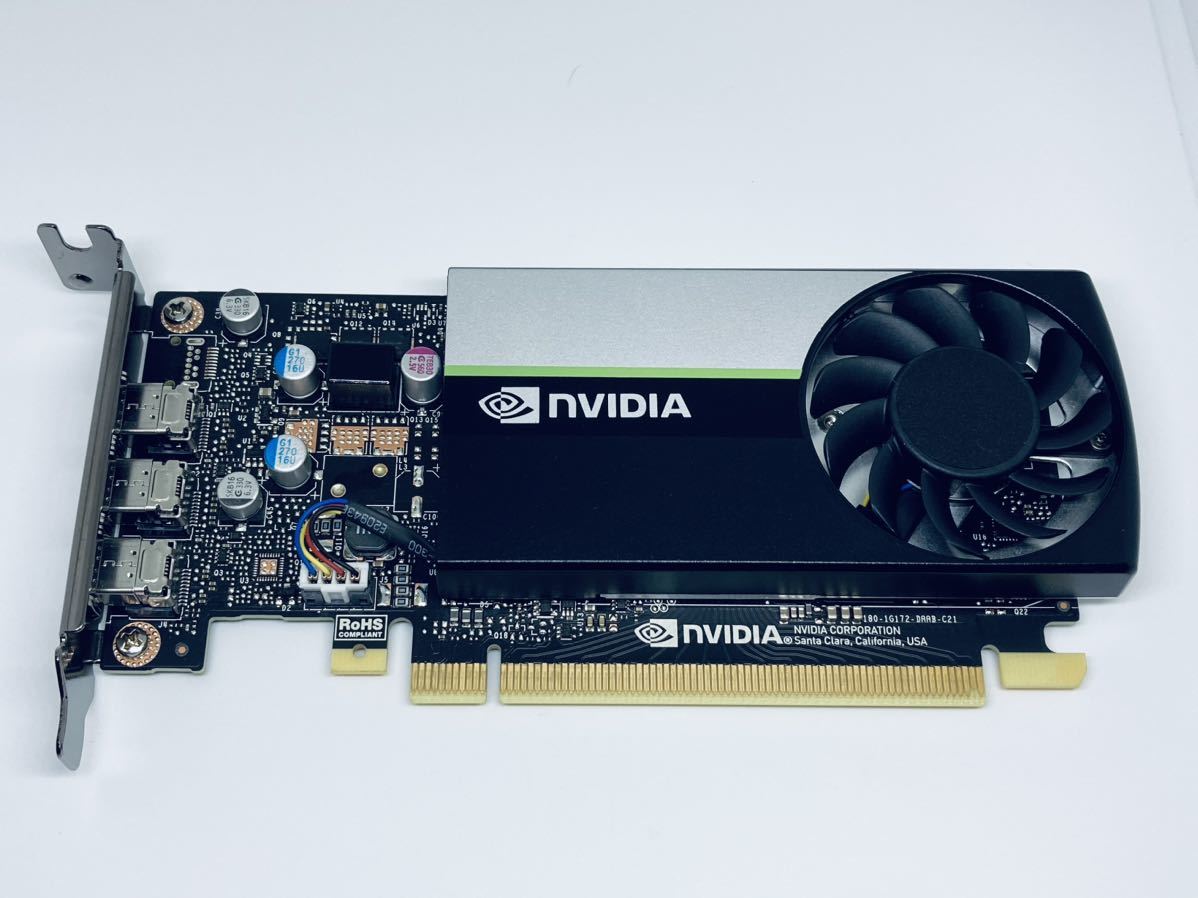 ELSA NVIDIA T400/30W/4K 3画面出力可☆DELL DP/N 0063JN☆ロー