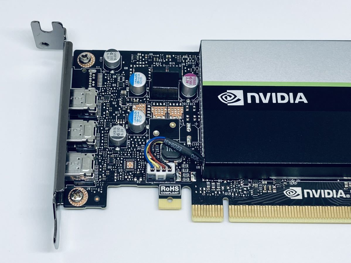 ELSA NVIDIA T400/30W/4K 3画面出力可☆DELL DP/N 0063JN☆ロー