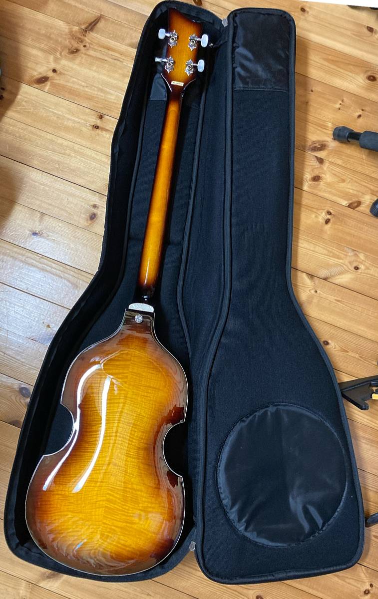 バイオリンベース Hofner Ignition Bass ナット幅38mm 美品（純正 