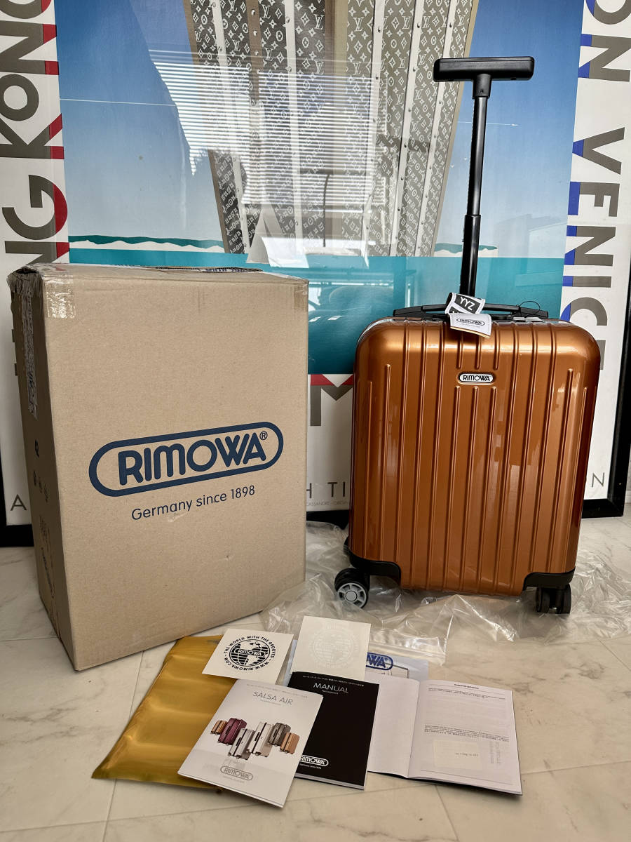 【即決/即納】！新品未使用・保管品！ 付属品完備 RIMOWA リモワ SALSA AIR サルサエアー スーツケース マルチホイール 820.42 22L 2