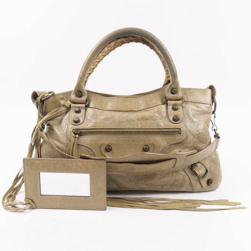 66231☆1円スタート☆BALENCIAGA バレンシアガ ザファースト 2WAY 