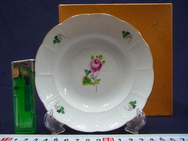 ウィーンの薔薇 ヘレンド リーフディッシュ オープンシュガー HEREND