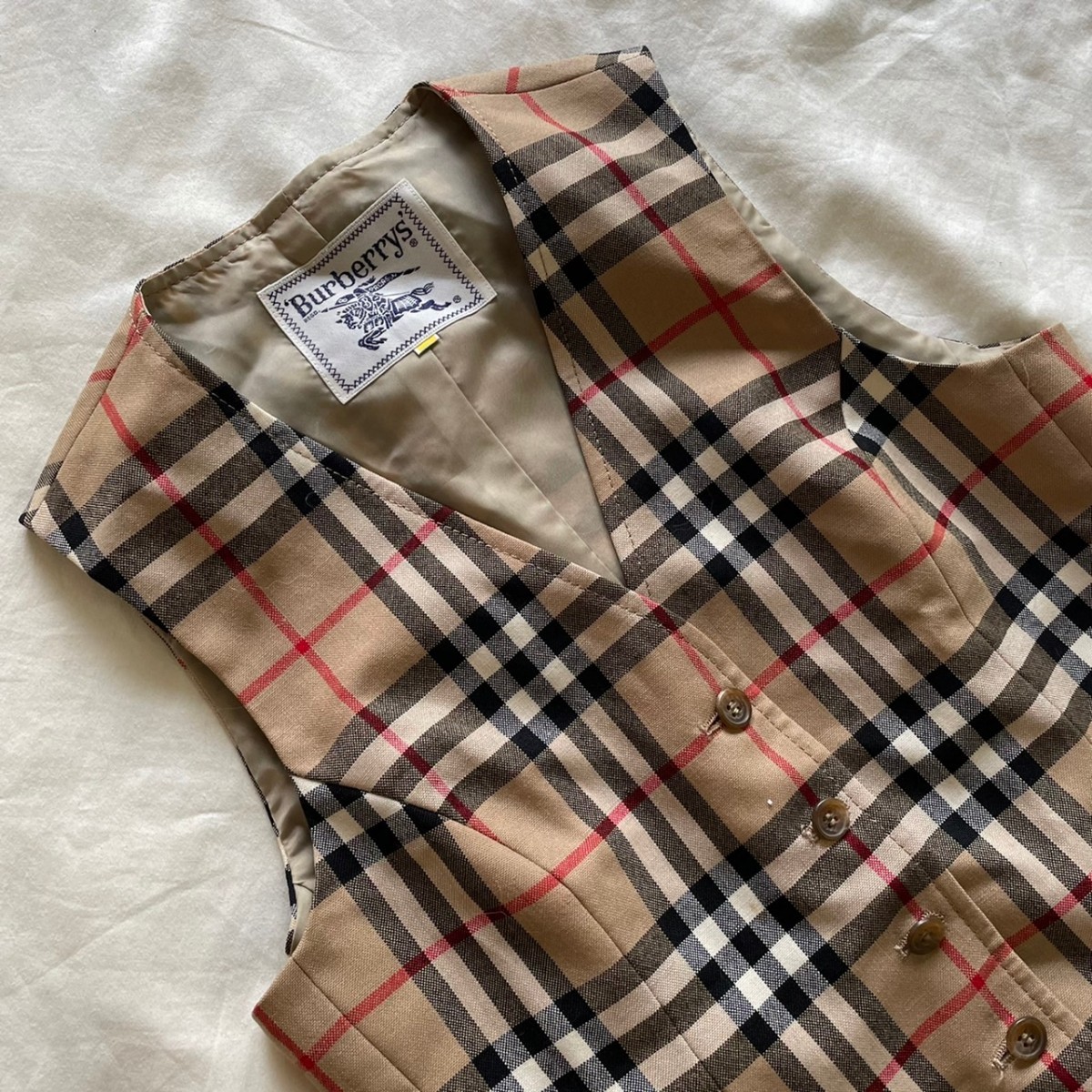 BURBERRY バーバリー　ノバチェック　ベスト　ジレ　7AB2