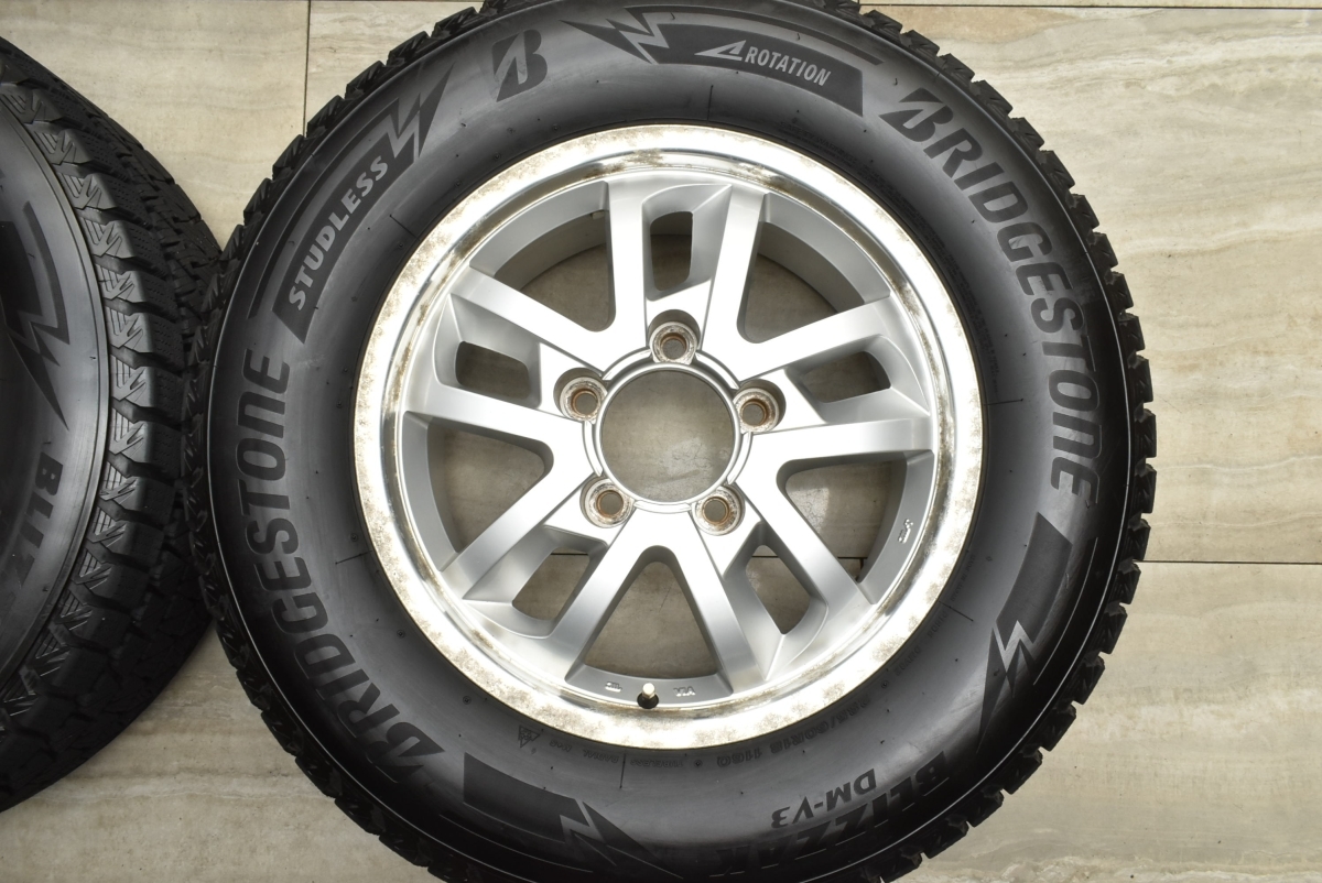 バリ溝‼️ブリヂストンスタッドレスセット2021年製225/65R17ハリアー等 225/65R17 ブリヂストン バリ溝 スタッドレス