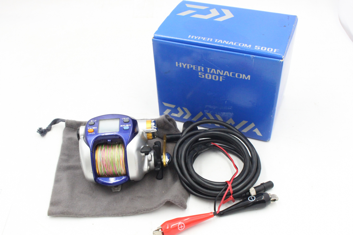 【行董】 ★ Daiwa HYPER TANACOM 500F ダイワ ハイパータナコン 電動リール ブライト：5号-350m 6号-300m 現状販売 AG000GCG92