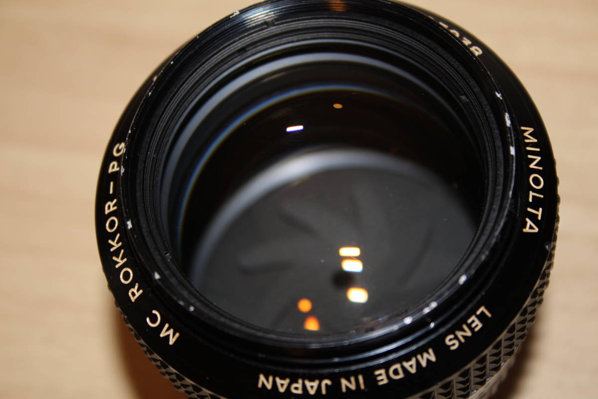 MINOLTA ミノルタ MC ROKKOR-PG 58mm F1.2 MF レンズ 【公式通販】