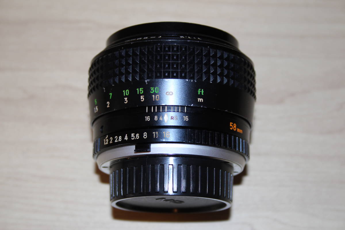 MINOLTA ミノルタ MC ROKKOR-PG 58mm F1.2 MF レンズ 【公式通販】