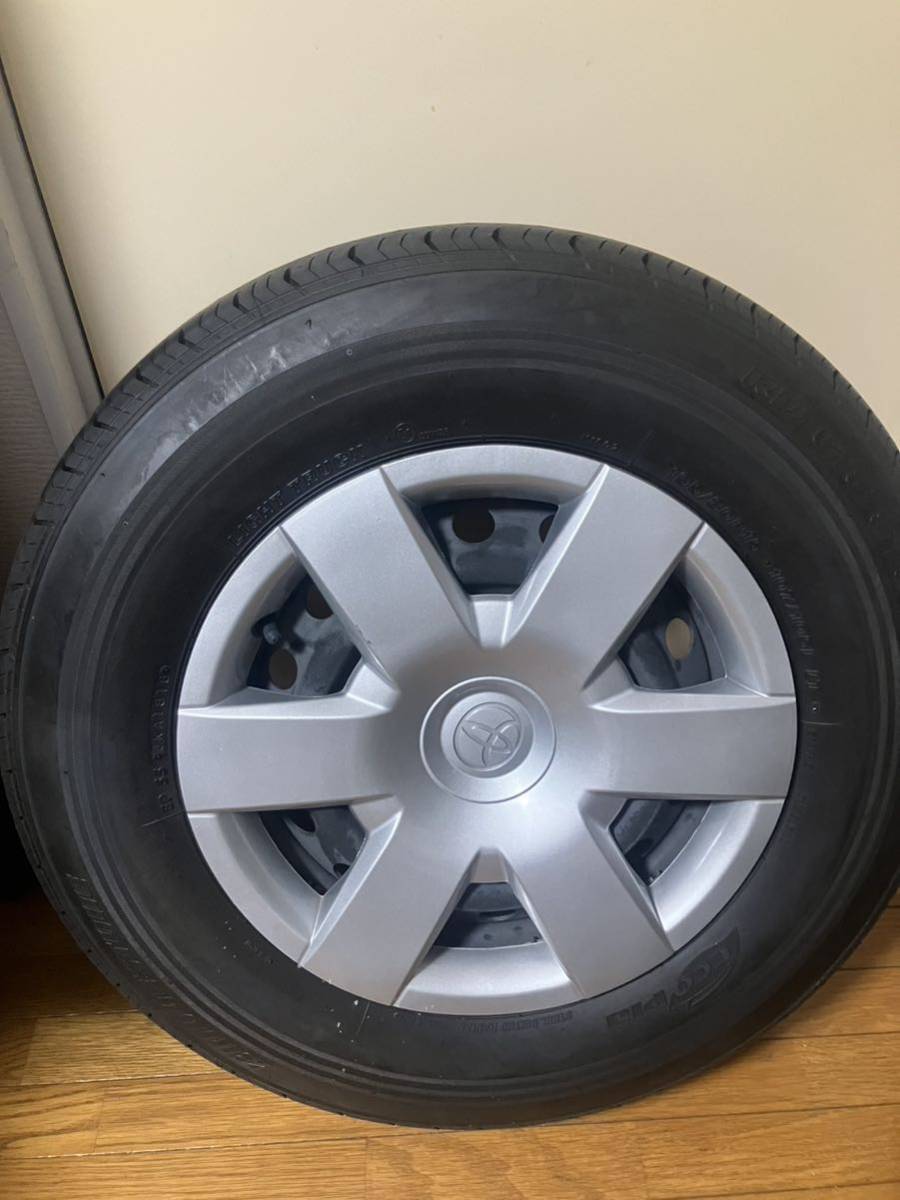 200系ハイエース ブリヂストン エコピア 195/80R15 107/105 バリ山