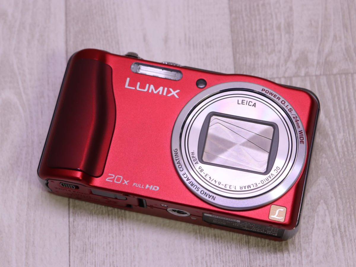 PANASONIC Lumix DMC-TZ30・レッド ・ 3.0型・約1410万画素