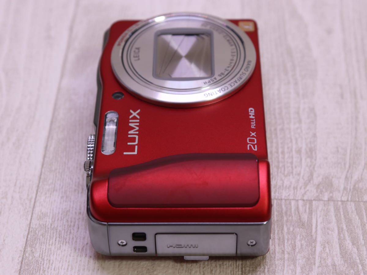 PANASONIC Lumix DMC-TZ30・レッド ・ 3.0型・約1410万画素