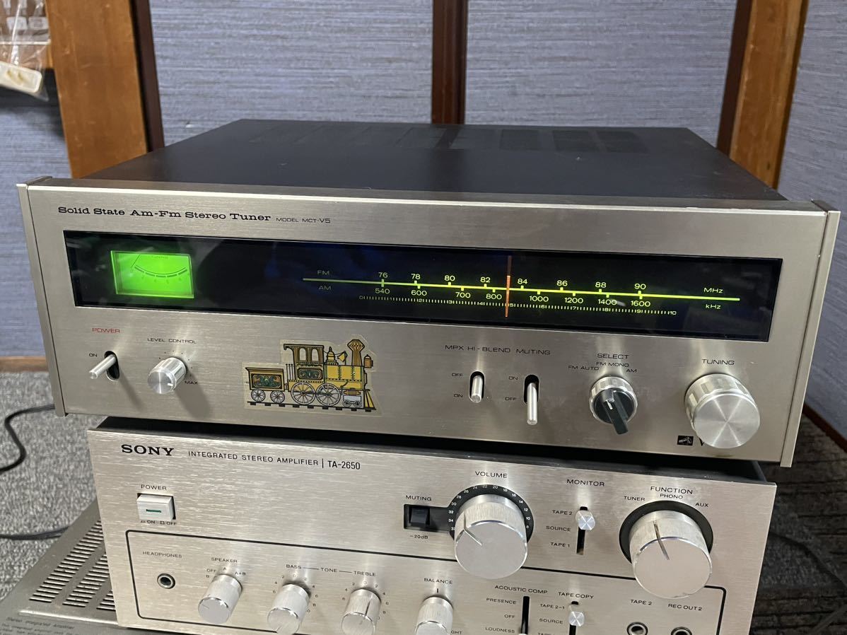 0905G / Technics テクニクス 77A SU-8077K / SONY ソニー TA-2650