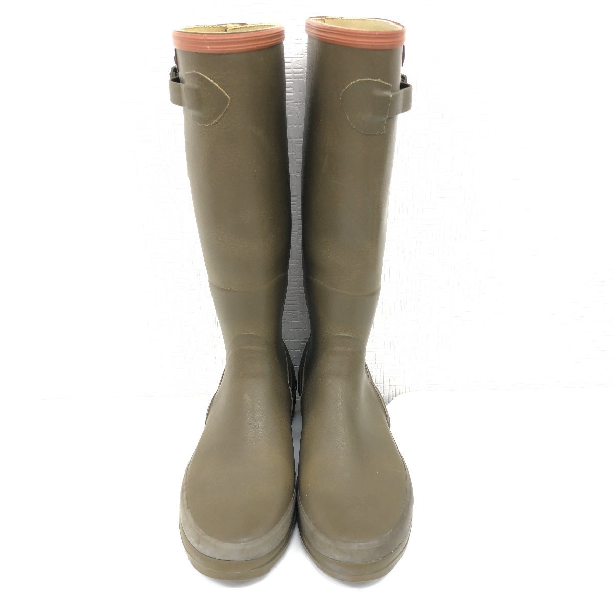 ☆美品 仏製 AIGLE エーグル セサック ロング レインブーツ 38(約24cm 