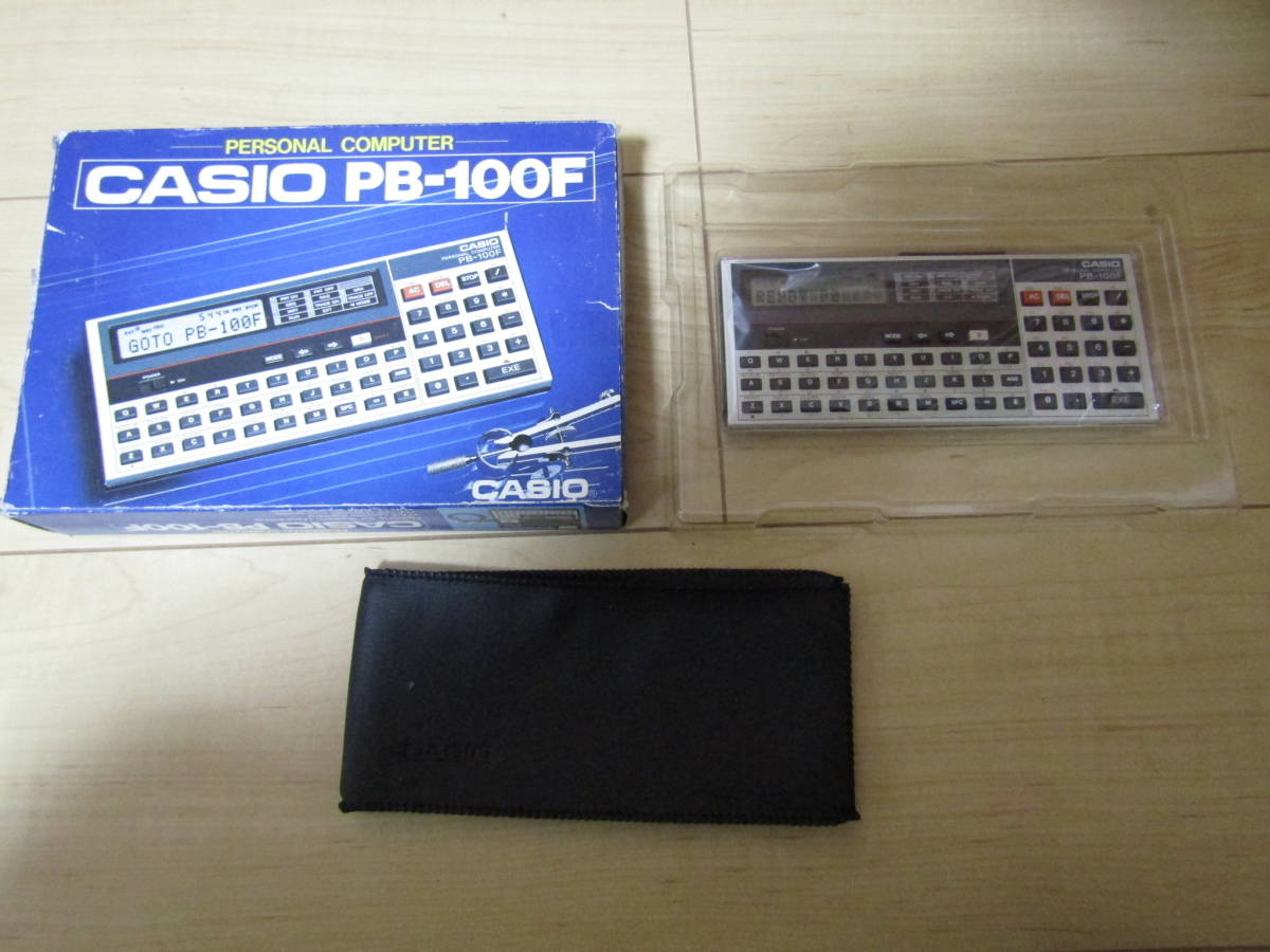 動作未確認/ジャンク品】CASIO ポケットコンピュータ PB-100 ケース