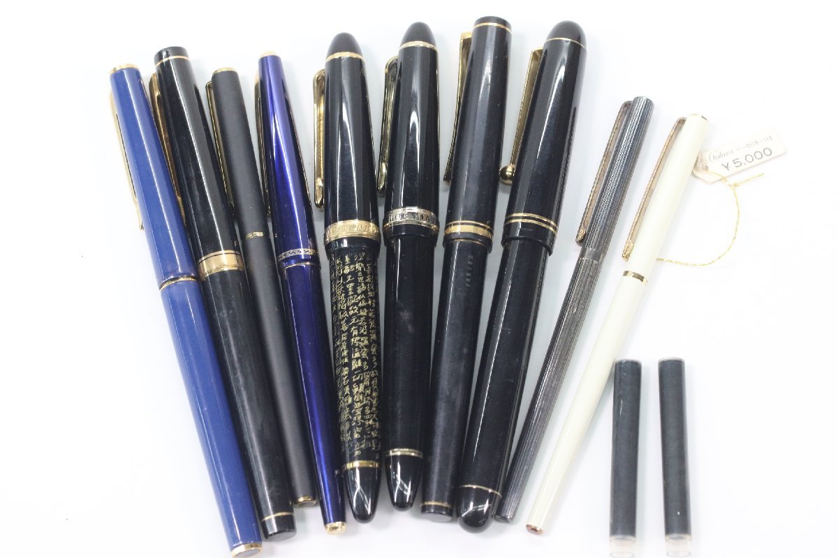 【10点】 PILOT パイロット SAILOR セーラー PLATINUM プラチナ 等 万年筆 ペン先 14K 18K 21K 刻印 文具 まとめ売り 7239-B