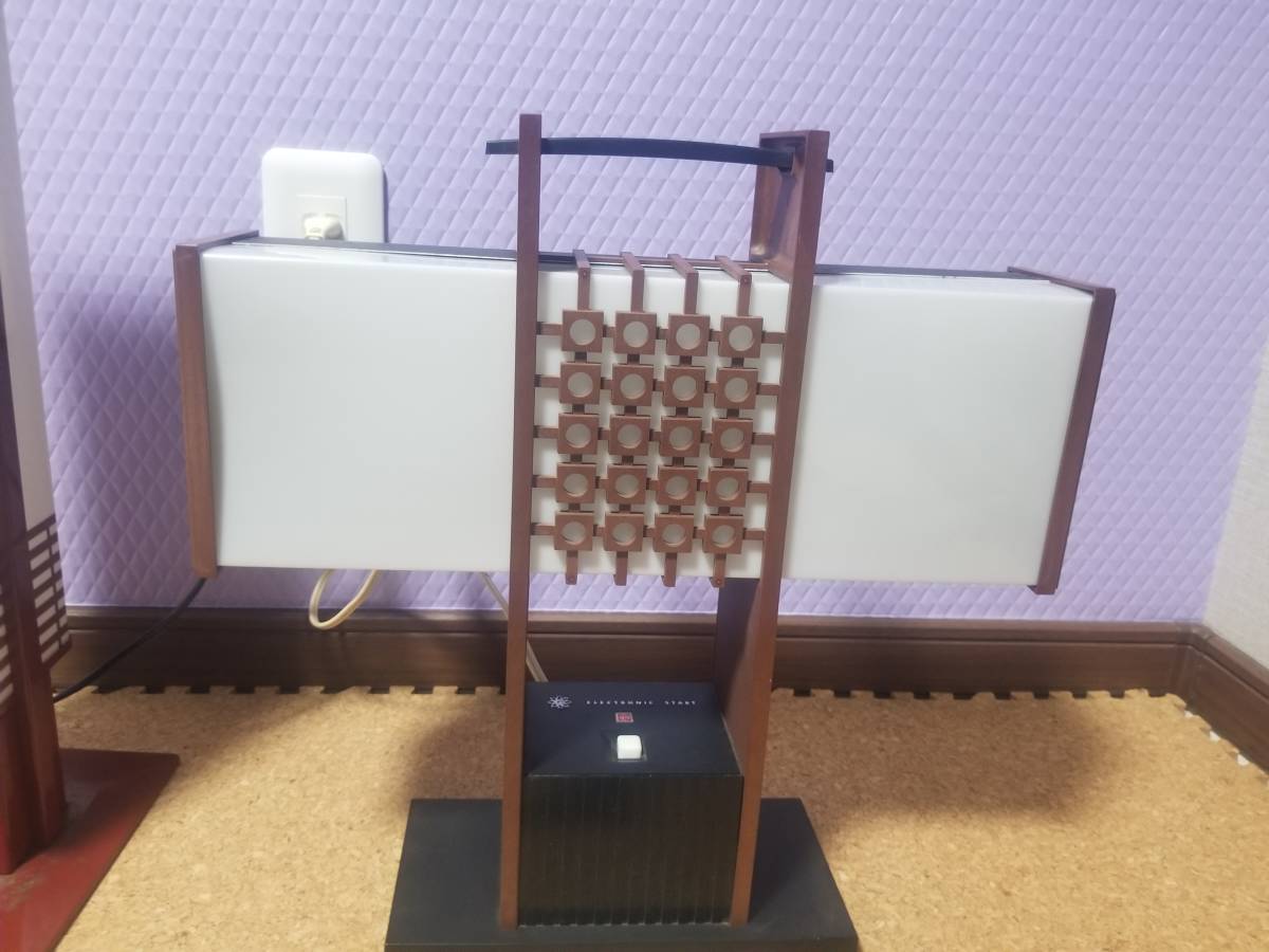 昭和レトロ 日立 ナショナル あんどん型照明 二個セット 昭和家電 蛍光