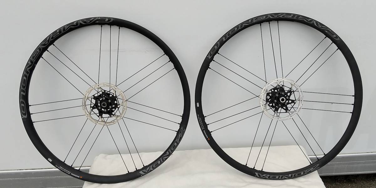 カンパニョーロ ZONDA DB シマノハブ11S 中古前後＋ Rotor(Sram) ZONDA