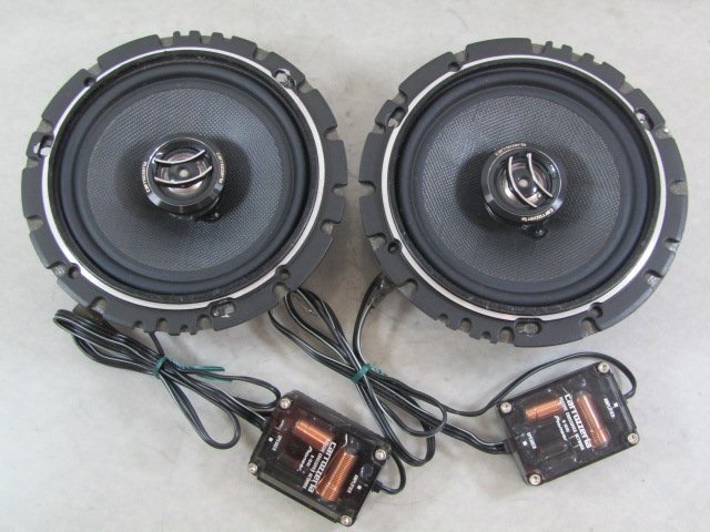 [H79_B1]カロッツェリア TS-J1610A 2WAY コアキシャルスピーカー クロスオーバー付 ※音出し確認済み