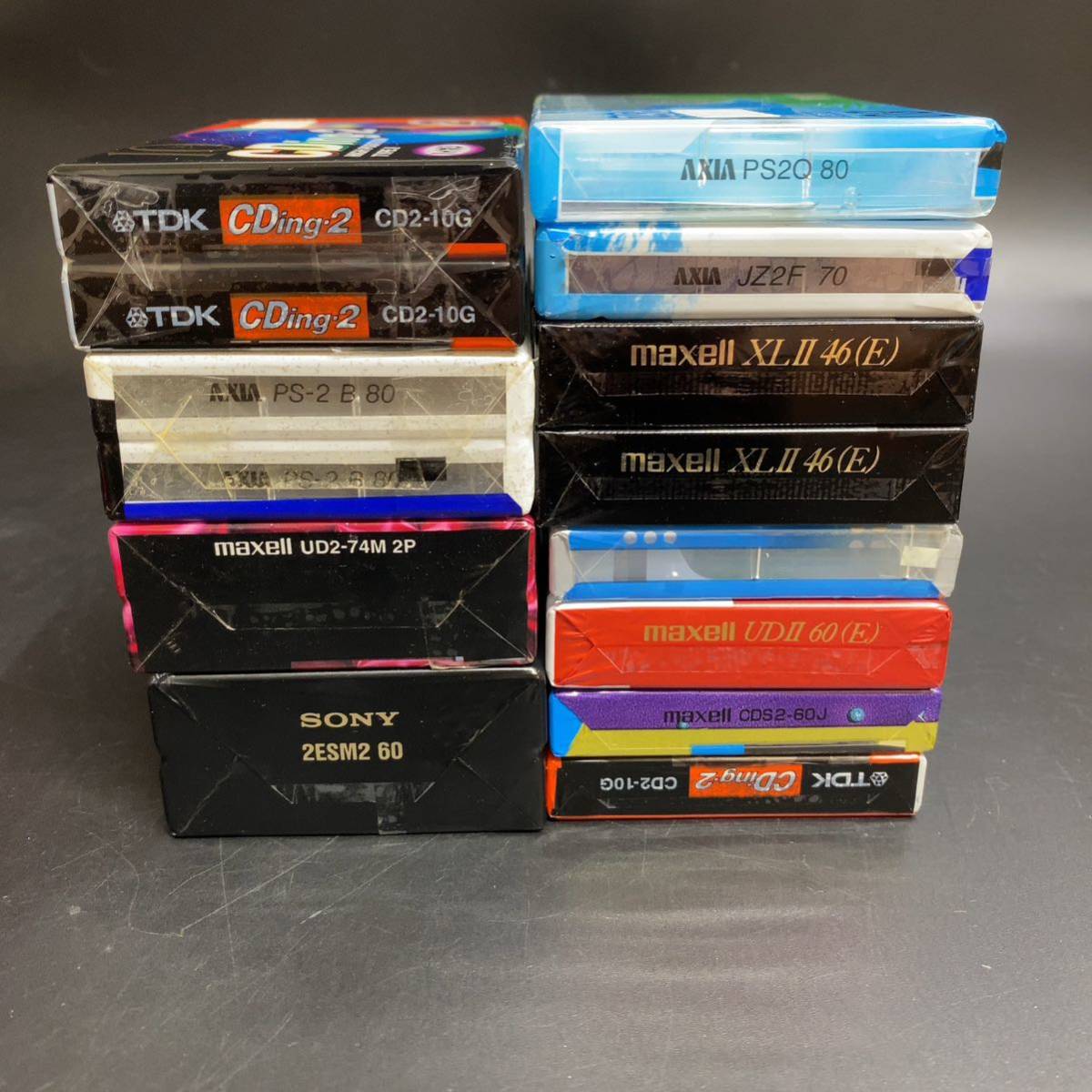 カセットテープ 7本 TDK SONY maxell AXIA ハイポジ 新品 カセットテープ 7本 TDK SONY maxell AXIA ハイポジ 新品